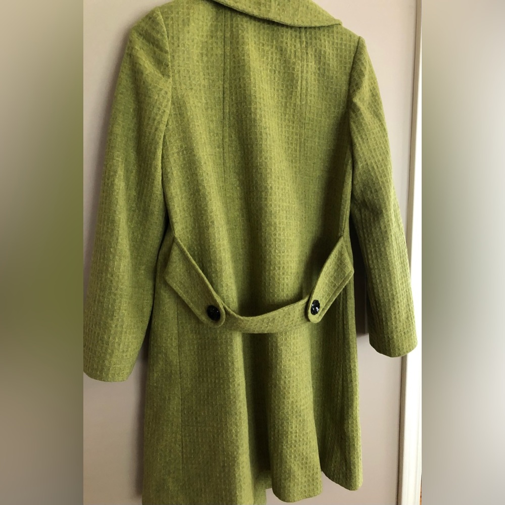 MILLY New York Original Olive Green Coat Size 8 - Picture 2 of 4